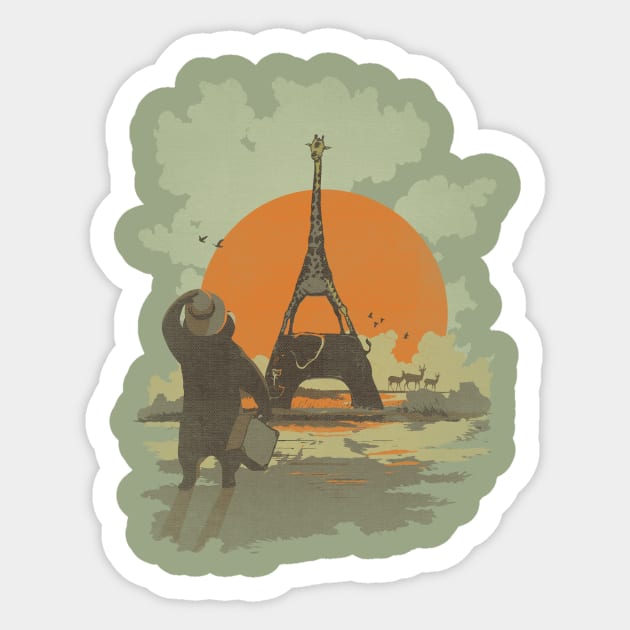 The Traveler Sticker by jemae